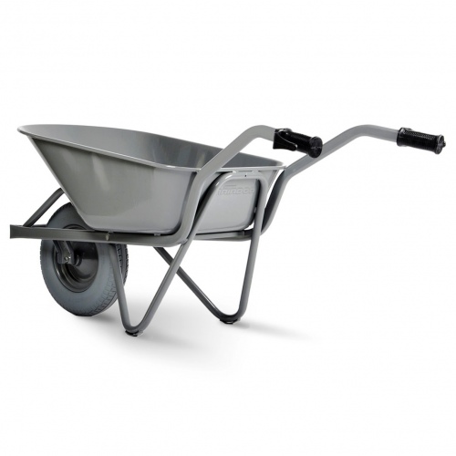 Protaurus Schubkarre Matador 250kg Traglast mit 80l Stahlblech -Wanne Pannensicher