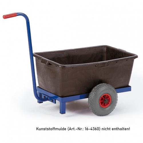 Rollcart Griffroller für Kunststoffmulde Ladefläche 670x370mm