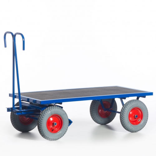 Rollcart Handpritschenwagen ohne Bordwände 700-1000kg Tragkraft Vollgummi/Luft