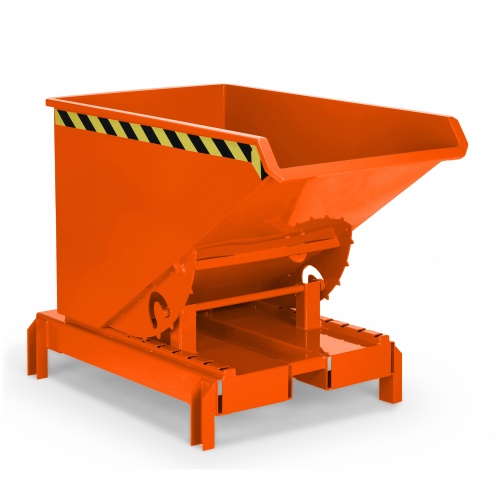 RR Industrietechnik Abrollkipper Typ RAM-DST-60 600dm³ für Deichselstapler RAL 2004 Reinorange
