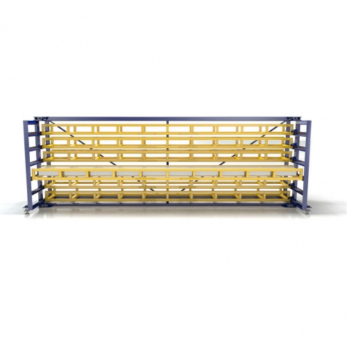 RR Industrietechnik Kassetten Schubfachregal RKS 6420x955x2200mm 6 Etagen