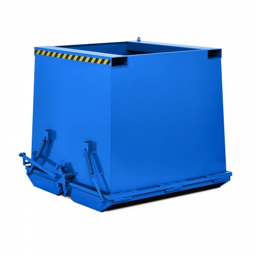 R+R Industrietechnik Schwerlast- Klappbodenbehälter Typ RKC-100 1000dm³ RAL 5010 Enzianblau