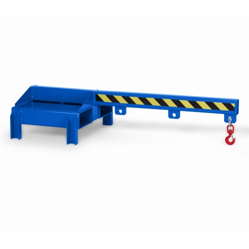 RR Industrietechnik Lastarm Typ RLA-DST bis zu 1000kg Tragkraft für Deichselstapler RAL 5010 Enzianblau