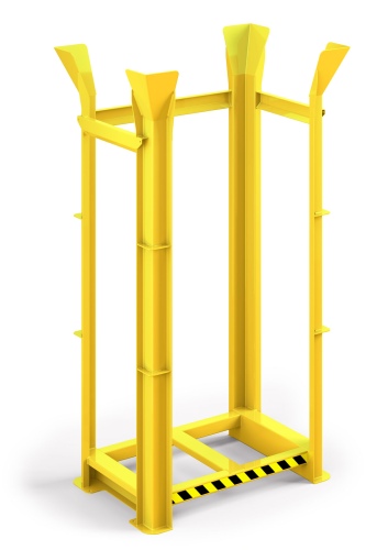 RR Industrietechnik Paletten Richtgestell RRG-15 BxTxH 1340x940x2650 mm RAL 1023 Verkehrsgelb