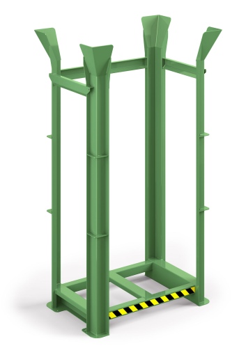 RR Industrietechnik Paletten Richtgestell RRG-15 BxTxH 1340x940x2650 mm RAL 6011 Resedagrün