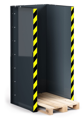 RR Industrietechnik Paletten Stapel Station RPS-15 BxTxH 1020x945x2145 mm RAL 7016 Anthrazitgrau