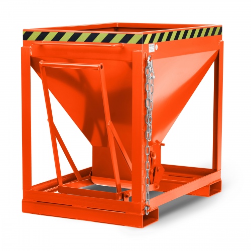 RR Industrietechnik Silowagen Typ RSL 375dm³ stationär RAL 2004 Reinorange