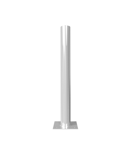 Schake Stahlrohrpoller neigbar aus Stahlrohr verzinkt Ø152x3,2mm mit Dübelplatte 1500mm Gesamtlänge