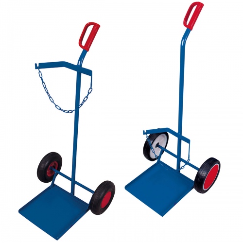 VARIOfit Stahlflaschenkarre 100kg Tragkraft für 1 Propangasflasche