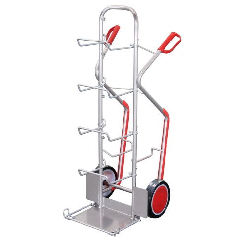 VARIOfit Wasserflaschenkarre Aluminium mit Luftbereifung