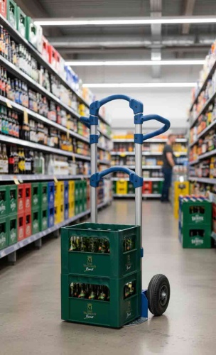 Fetra Kompaktkarre "Wuppi" mit klappbarer Aluminiumschaufel