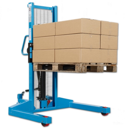 Hanselifter Breitspur-Hochhubwagen SDJ1016BS Tragkraft 1000kg Hubhöhe 1600mm