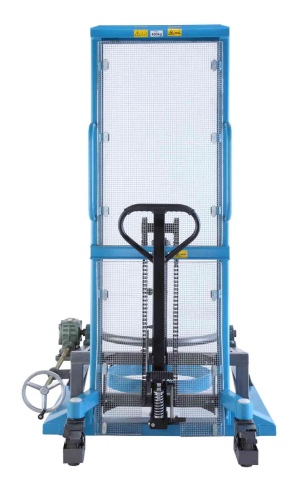 Hanselifter Fasswender SDJ-FW für 280l DIN Fässer Tragkraft 400kg Hubhöhe bis 1350mm
