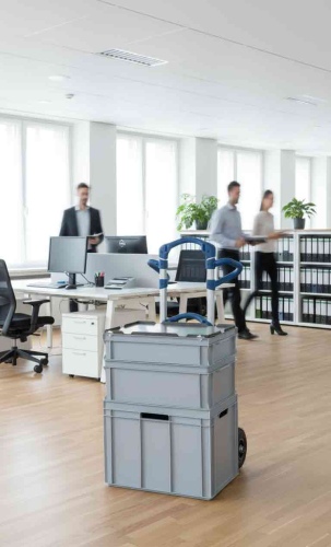 Fetra Kompaktkarre "Wuppi" mit klappbarer Aluminiumschaufel