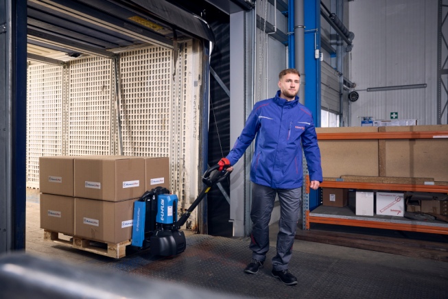 Hanselifter Elektrohubwagen E-LI-FLOW Tragfähigkeit 1500kg