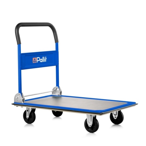 Pallit Schiebebügelwagen Carry in Weiß Tragkraft 300kg