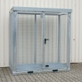 Bauer Gasflaschen-Container GFC-E/G M1 mit Gitterrostboden für 32x Gasflaschen Ø 230 mm-small