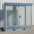 Bauer Gasflaschen-Container GFC-E/G M3 mit Gitterrostboden für 60x Gasflaschen Ø 230 mm-small