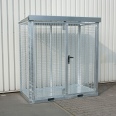 Bauer Gasflaschen-Container GFC-E/T M1 mit Tränenblechboden für 32x Gasflaschen Ø 230 mm-small