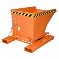 Bauer Spänebehälter S3S 300 mit 3-seitiger Kippfunktion, lackiert, Gelborange-small