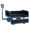 Fetra Handpritschenwagen mit Bordwänden und Polyurethanbereifung, 1140x740mm Ladefläche 450kg Tragkraft-small