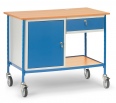 Fetra Rolltisch mit Stahlschrank und ausziehbaren Schublade-small