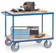 Fetra Tischwagen mit Holzwerkstoffplatten 2 Etagen-small