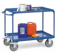 Fetra Tischwagen mit Stahlblechwannen 2 Etagen-small