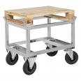 Kongamek Palettenwagen verzinkt und verschweißt 700mm hoch ohne Bremse für Halbpaletten 800x600mm-small