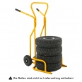 Kongamek Reifentransportwagen 1650x830x502mm mit Luftbereifung und 200kg Tragkraft-small