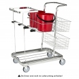 Kongamek Reinigungswagen verzinkt 770x550x1000mm für 25l-Säcke-small