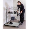 Kongamek Schuh- und Stiefeltrockenwagen verzinkt oder grau für 54-60 Schuhe-small