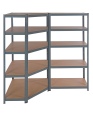 Pro-Bau-Tec Eck-Schwerlaststeckregal 180x90x45cm Tragkraft 265kg-small