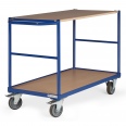 Protaurus Tischwagen mit Bordkante 2 Ladeflächen und waagerechtem Schiebegriff 1000x600mm-small