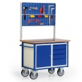 Protaurus Werkbankwagen mit 2 Lochplatten, 950mm hoch Protaurus Werkbankwagen mit 2 Lochplatten, 950mm hoch-small