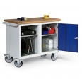 Protaurus fahrbare Werkbank Serie 300 mit 1 offenem und 1 Schrankfach Protaurus fahrbare Werkbank Serie 300 mit 1 offenem und 1 Schrankfach-small