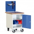 Protaurus Werkstatt-Rollcontainer Schrank mit 35mm Multiplexplatte und Lochplatte Protaurus Werkstatt-Rollcontainer Schrank mit 35mm Multiplexplatte und Lochplatte-small