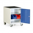 Protaurus Werkstatt-Rollcontainer mit Schrank und Riffelgummi- / Multiplexmatte Protaurus Werkstatt-Rollcontainer mit Schrank und Riffelgummi- / Multiplexmatte-small