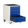 Protaurus Werkstatt-Rollcontainer mit 4 Schubladen und Riffelgummi- / Multiplexmatte Protaurus Werkstatt-Rollcontainer mit 4 Schubladen und Riffelgummi- / Multiplexmatte-small