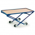 Rollcart Faltbarer Tischwagen 1000x600mm Ladefläche mit Buchedekor-small