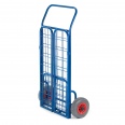 Rollcart Gitterklappkarre mit Seitenwänden 150kg Tragkraft Luftbereifung-small