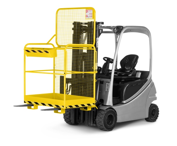 RR Industrietechnik Arbeitskorb Typ RAK-Eco RAL 1023 verkehrsgelb