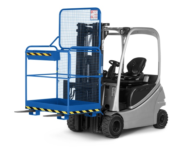 RR Industrietechnik Arbeitskorb Typ RAK-Eco RAL 5010 enzianblau
