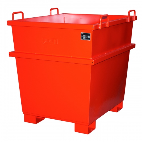 Bauer Universalcontainer UC 500, lackiert, Feuerrot