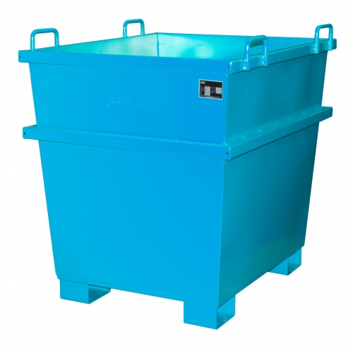 Bauer Universalcontainer UC 500, lackiert, Lichtblau