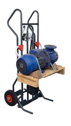 FIMM höhenverstellbare Sackkarre Tragkraft 150 kg mit 260mm Pneumatik Reifen