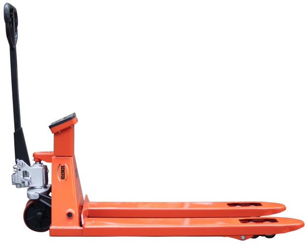 Schefer Gabelhubwagen Eco mit Waage Tragkraft 2000kg