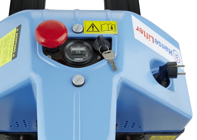 Hanselifter Elektrohubwagen E-BF75 mit niedriger Gabelhöhe Tragkraft 1500kg