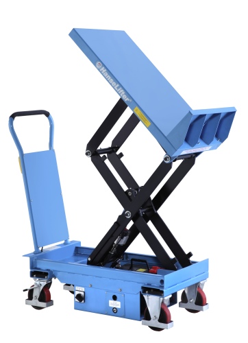 Hanselifter elektrischer Neigehubtischwagen E-NHT Hubhöhe 1000mm Tragkraft bis 600kg