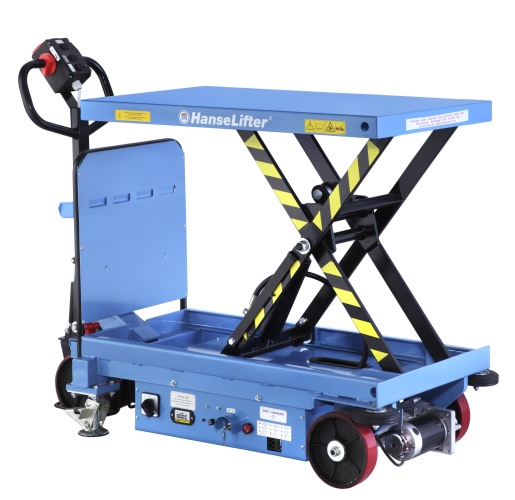 Hanselifter elektrischer Hubtischwagen E-SPA500 Hubhöhe 535mm Tragkraft 500kg